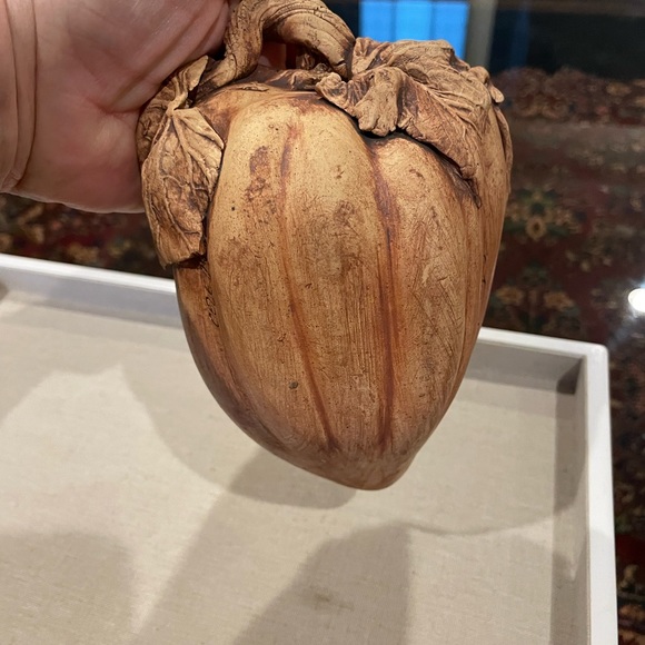 Terrafirma Ceramic “Squash” bowl, Robins Egg Blue - Picture 7 of 9